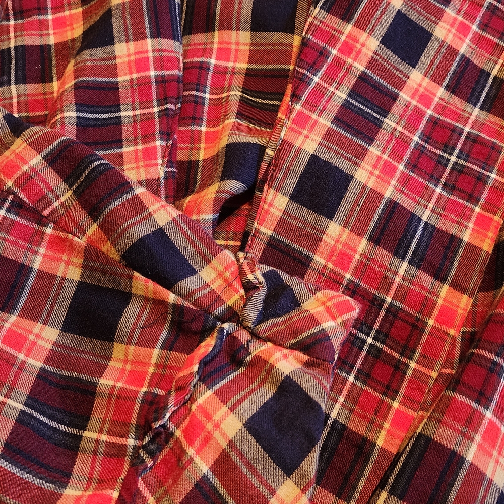 Vintage Viyella Tartan Wrap Robe Unisex Medium Plaid Flannel